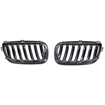 Kühlergrill / Sportgrill für BMW X3 E83 03-06 schwarz glanz