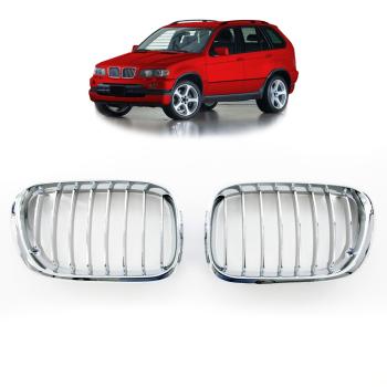 Kühlergrill / Sportgrill chrom für BMW X5 E53 99-03