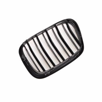 Grill Kühlergrill Doppelsteg für BMW 5er E39 passend Schwarz Hochglanz + M M5