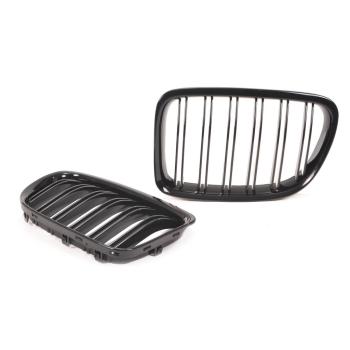 Doppelsteg Kühlergrill Grill Schwarz glänzend für BMW X1 E84 ab 09-15 auch M