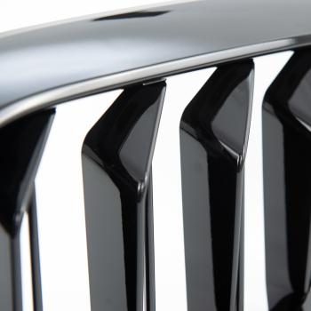 Preview: Sportgrill Kühlergrill kompatibel mit BMW 5er G30 / G31 20-23 glanz schwarz