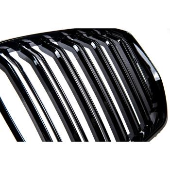 Sport Kühlergrill Schwarz Glanz Doppelsteg Kühlergitter passt für BMW X5 G05