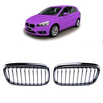 SET Kühlergrill schwarz Glanz für BMW 2er Active Tourer F45