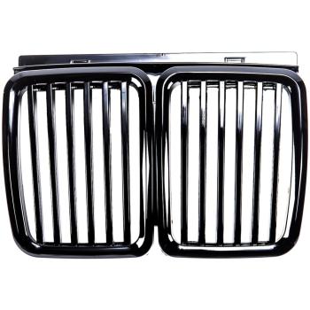 Satz Sport Kühlergrill für BMW 3er E30 passend in hochglanz Schwarz alle Modelle