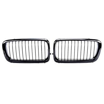 Set Kühlergrill Schwarz GLANZ Performance passt für BMW 7er E38 94-02