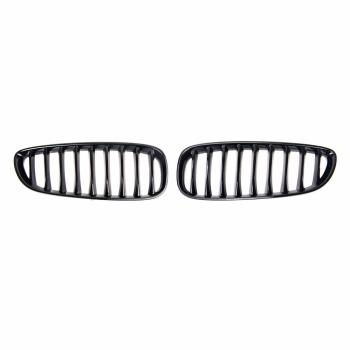 Preview: Kühlergrill / Sportgrill Single für BMW Z4 E89 schwarz glanz