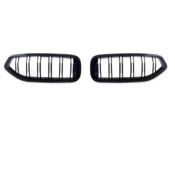 KÜHLERGRILL DOPPELSTEG GRILL PASST FÜR BMW Z4 G29 AB 18 SCHWARZ GLANZ