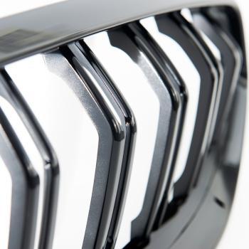 KÜHLERGRILL DOPPELSTEG GRILL PASST FÜR BMW Z4 G29 AB 18 SCHWARZ GLANZ