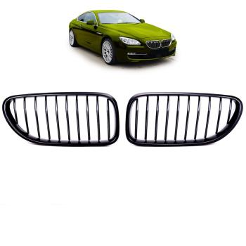 Set Kühlergrill für BMW 6er F12 F13 passend Schwarz Matt auch M M6