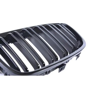 Preview: Sportgrill Kühlergrill Doppelsteg für BMW 1er F20 / F21 11-15 glanz schwarz