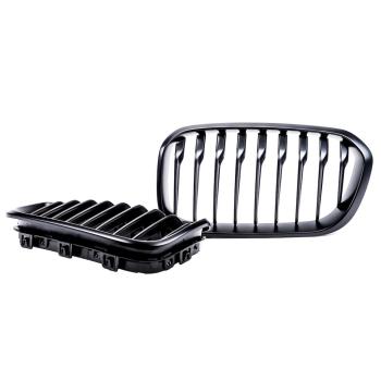 Preview: Sportgrill Kühlergrill Single für BMW 1er F20 / F21 15-19 schwarz/Matt