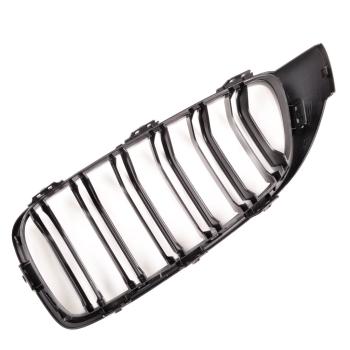 Sportgrill Kühlergrill Doppelsteg für BMW 4er F32 / F33 /F36 13-21 Hochglanz schwarz