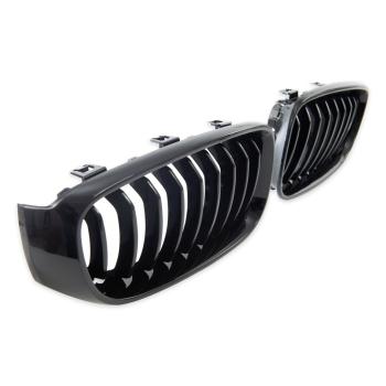 Sportgrill Kühlergrill Single für BMW 3er F34 Gran Turismo 13-20 glanz schwarz