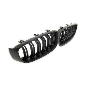 KÜHLERGRILL GRILL DOPPELSTEG FÜR BMW 3ER F34 GRAN TURISMO AB 13-20 SCHWARZ MATT