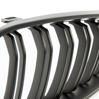 KÜHLERGRILL GRILL DOPPELSTEG FÜR BMW 3ER F34 GRAN TURISMO AB 13-20 SCHWARZ MATT