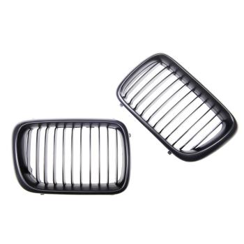Preview: Sportgrill Kühlergrill Single für BMW 3er E36 96-00 schwarz/Matt