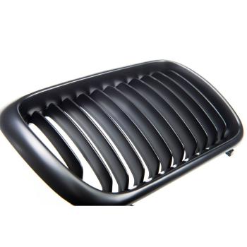 Preview: Sportgrill Kühlergrill Single für BMW 3er E36 96-00 schwarz/Matt