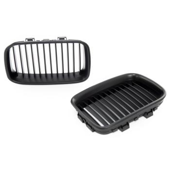 Sportgrill Kühlergrill für BMW 3er E36 91-96 schwarz Matt