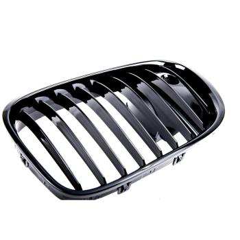 Sportgrill Kühlergrill für BMW 7er F01/F02/F03/F04 12-16 glanz schwarz + Kamera