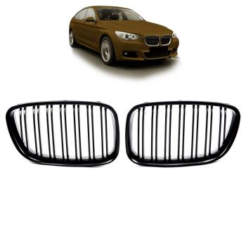 Sportgrill Kühlergrill für BMW 5er Gran Turismo F07 13-17 schwarz/Matt