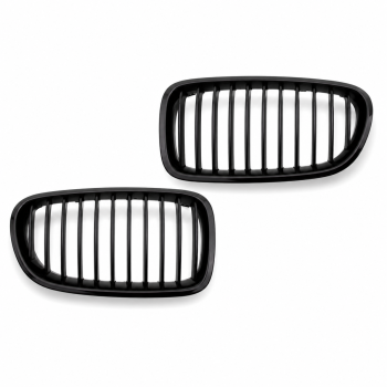 Sportgrill Kühlergrill für BMW 5er F10 / F11 09-16 Hochglanz schwarz