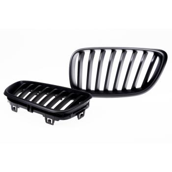 Preview: Sportgrill Kühlergrill Single für BMW 2er F22 / F23 13-21 schwarz/Matt