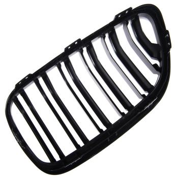 Kühlergrill SET Schwarz Matt Doppelsteg passt für BMW 2er F22 F23 235 240 M2