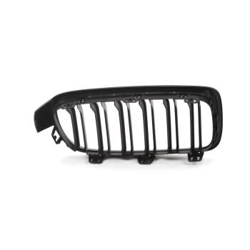 Preview: Kühlergrill Sport-Performance Doppelsteg hochglanz Schwarz passt für BMW F30 F31
