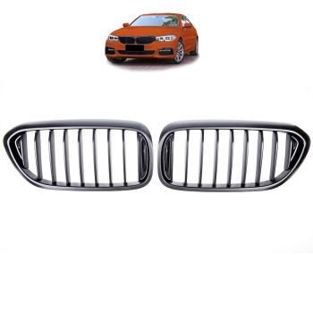 Sportgrill Kühlergrill kompatibel mit BMW 5er G30 / G31 17-20 Matt schwarz