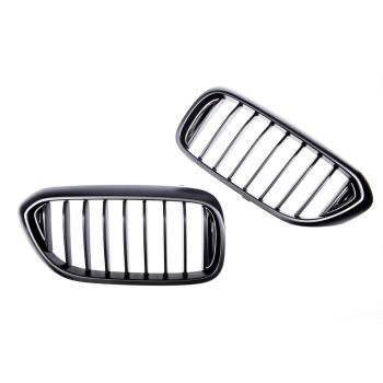 Preview: Sportgrill Kühlergrill kompatibel mit BMW 5er G30 / G31 17-20 Matt schwarz