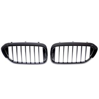 Preview: Kühlergrill  Doppelsteg hochglanz Schwarz passt für BMW 5er G30 G31 2016-2020
