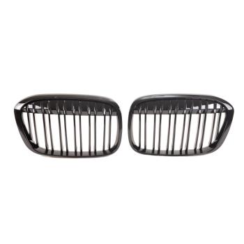 Preview: Sportgrill Kühlergrill kompatibel mit BMW X1 F48 14-19 Hochglanz schwarz