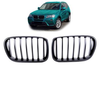 Kühlergrill / Sportgrill Single schwarz matt für BMW X3 F25 10-14
