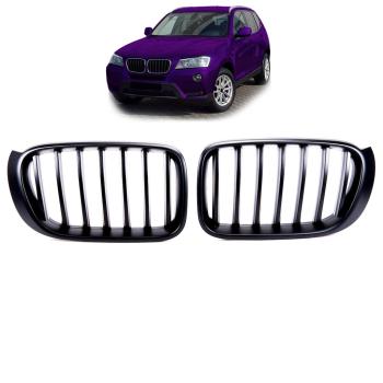 Sport Performance Kühlergrill Schwarz Matt passt für BMW X3 F25 X4 F26 2014