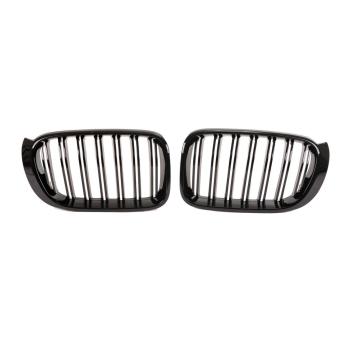 Preview: Kühlergrill / Sportgrill schwarz glanz für BMW X3 F25 X4 F26 14-17