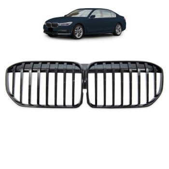 KÜHLERGRILL GRILL FRONTGRILL PASST FÜR BMW 7ER G11 G12 LCI AB 19 SCHWARZ GLANZ