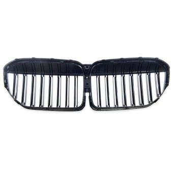 KÜHLERGRILL DOPPELSTEG GRILL PASST FÜR BMW 7ER G11 G12 LCI AB 19 SCHWARZ GLANZ