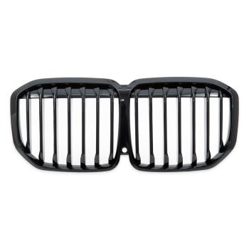 Preview: Sport Kühlergrill schwarz hochglanz auch Kamera passt für BMW X7 G07