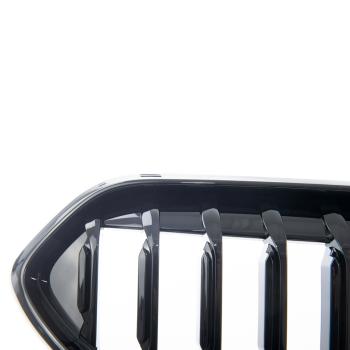 Preview: Set Sport Kühlergrill schwarz Glanz passt für BMW 2er F44 Grand Coupe