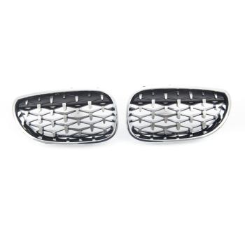 Preview: Kühlergrill / Sportgrill schwarz / chrom für BMW 5er E60 E61 03-10 alle Modelle