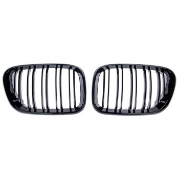 Preview: Sportgrill Kühlergrill kompatibel mit BMW X5 E53 / 00-03 glanz schwarz