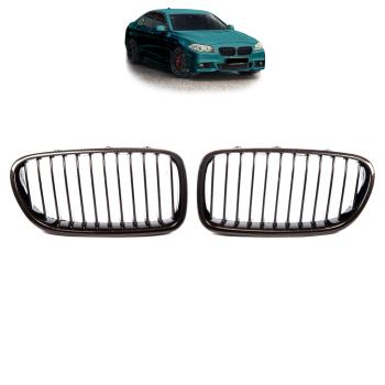 Sportgrill Kühlergrill kompatibel mit BMW 5er F10 / F11 10-18 Carbon Look