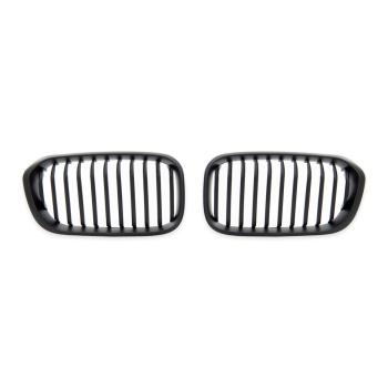 Sportgrill Kühlergrill kompatibel mit BMW 1er F20 / F21 15-19 matt schwarz