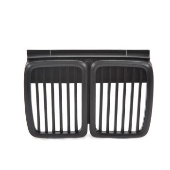 Preview: Sportgrill Kühlergrill kompatibel mit BMW 3er E30 87-94 Matt schwarz