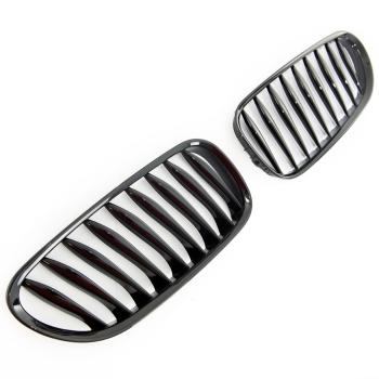 Preview: Sportgrill Kühlergrill kompatibel mit BMW Z4 E85 / E86 02-08 glanz schwarz