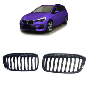 Sportgrill Kühlergrill kompatibel mit BMW 2er F45 / F46 18-21 glanz schwarz