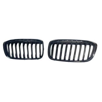Preview: Sportgrill Kühlergrill kompatibel mit BMW 2er F45 / F46 18-21 glanz schwarz