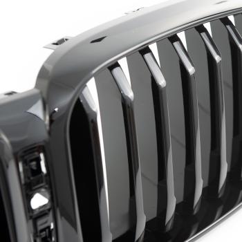 Preview: Sportgrill Kühlergrill kompatibel mit BMW X3 G01 / X4 G02 21- glanz schwarz