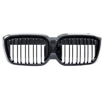 Sportgrill Kühlergrill kompatibel mit BMW iX3 G08 21- glanz schwarz