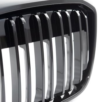 Sportgrill Kühlergrill kompatibel mit BMW iX3 G08 21- glanz schwarz
